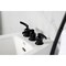 Kingston Brass ThreeHandle Bidet Faucet, Matte Black KB6320EFL - alternate 2